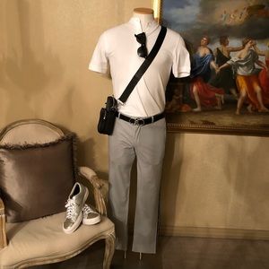 Calvin Klein Mens Side Striped Pants